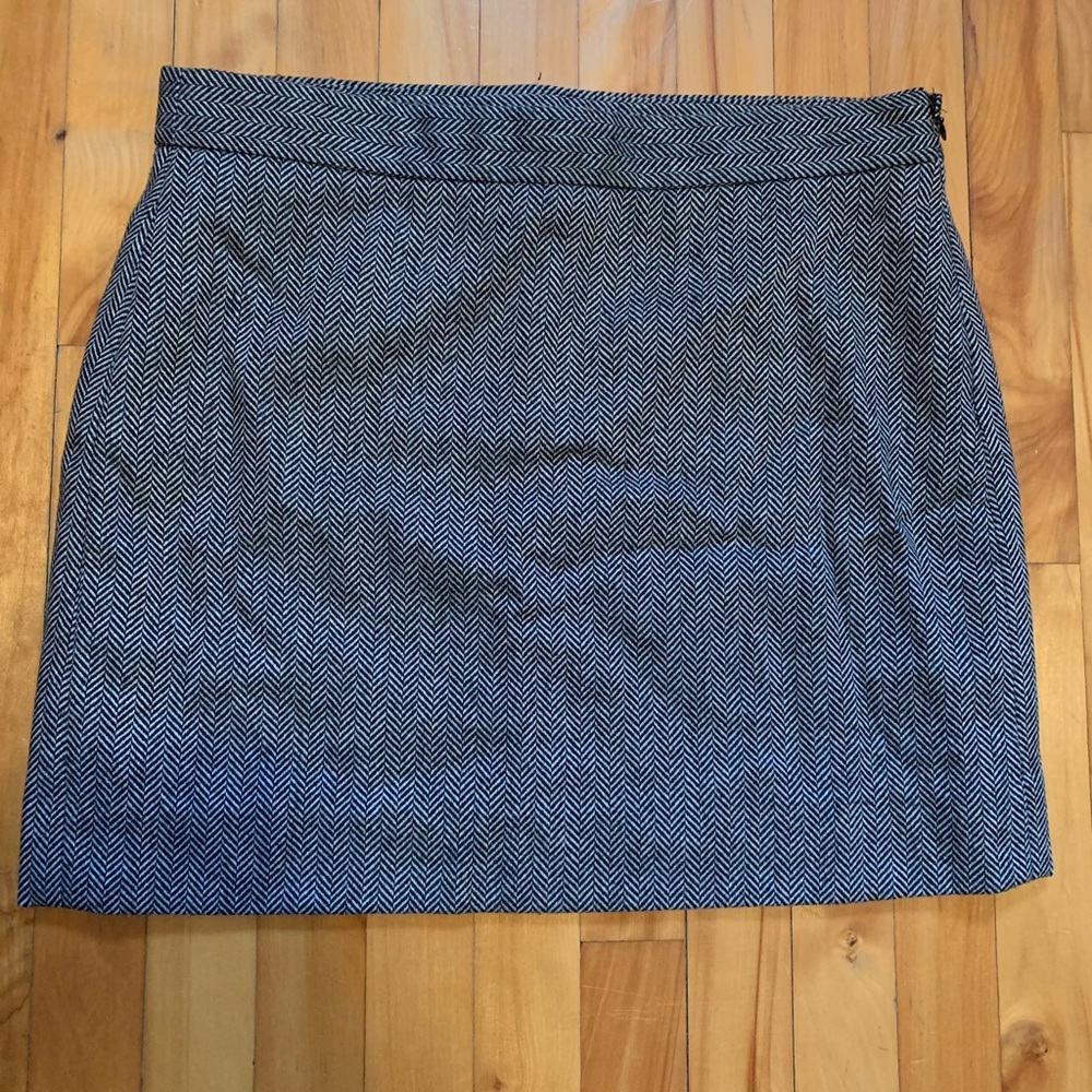 Vintage Gap herringbone mini skirt 4